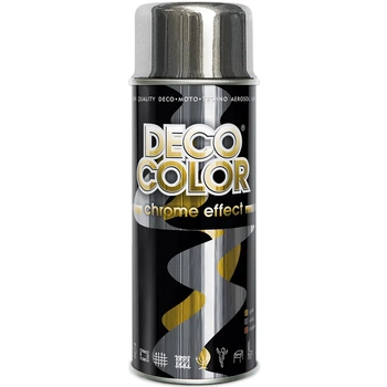 Хром аерозольна фарба DecoColor срібло 400мл