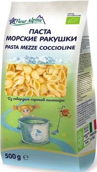 Макароны органические Fleur Alpine Морские Ракушки 500 г (8007290001160)
