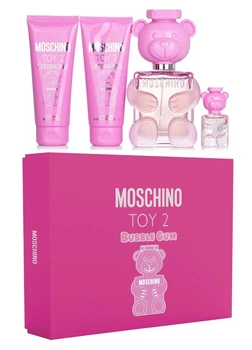 Подарочный набор для женщин Moschino Toy 2 Bubble Gum Set (100 мл + 100 мл + 5 мл + 100 мл) (8011003877171)