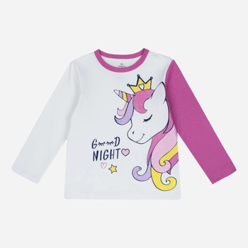 Дитяча футболка з довгими рукавами для дівчинки Chicco 09031392000000-033 80 см Біло-рожева (8059609250479)