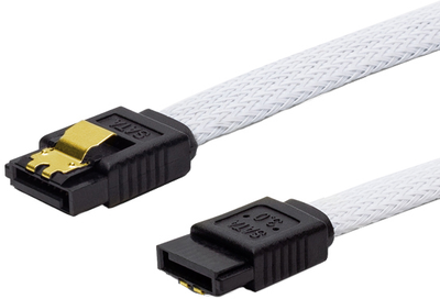 Kabel Savio SATA III 0.3 m Biały (SAVGAK-01)