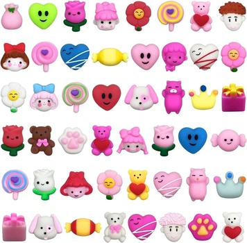 Набір іграшок-сюрпризів антистрес Сквіші Squishies - 48шт для вечірок та подарунків