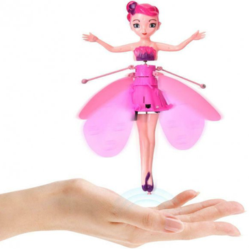 Дитяча лялька фея з управлінням від руки Fairy Flying Ball RC Інтерактивна індукційна іграшка на акумуляторі