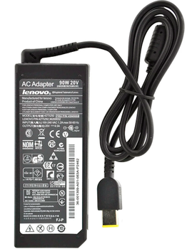 Блок живлення для ноутбука LENOVO 20V 3.25A 65W порт Square + кабель живлення