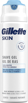 Żel do golenia Gillette Skin Ultra Sensitive 200 ml (7702018604104)