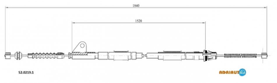 Трос зупиночних гальм Adriauto (5202191)