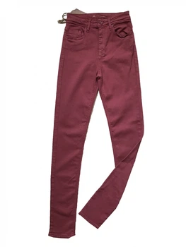 Жіночі джинси Skinny бордові Jean-Daniel. Весна-літо. Артикул 182274 р 40