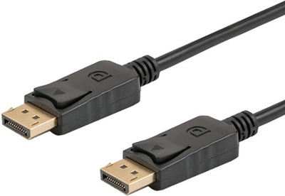 Kabel Savio CL-136 DisplayPort 1,2 2 m Czarny (SAVKABELCL-136)