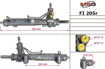 Рульова рейка з ГУР Fiat Doblo MSG (FI205R)