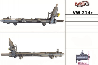 Рульова рейка з ГУР Vw Multivan, Vw Transporter MSG (VW214R)