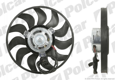 Вентилятор радиатора VW T4 1.9D-2.5 280mm Polcar (956623U1)