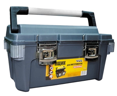 Скриня для інструментів MASTERTOOL ABS пластик з металевими замками 20" 500х275х265 мм 79-2099