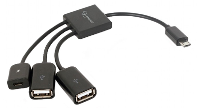 USB-хаб Gembird microUSB 3-in-1 (UHB-OTG-02)