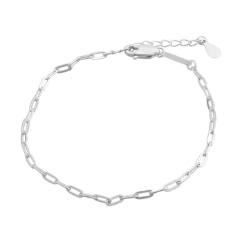 Серебряный браслет с без камней, вес изделия 2,11 гр (2144571)