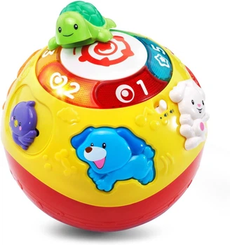 Развивающая музыкальная игрушка Мячик с животными VTech Exercise and Fitness Wiggle and Crawl Ball