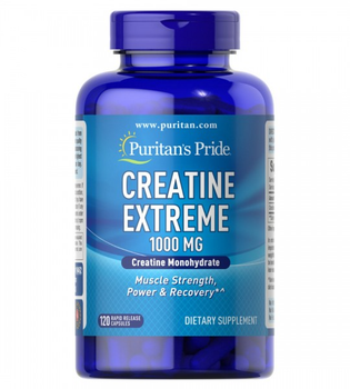 Креатин Puritans Pride Creatine Extreme 1000 мг 120 капс