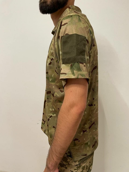 Военная тактическая футболка с коротким рукавом Поло 52 Мультикам