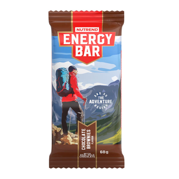 Батончик Nutrend Energy Bar, 60 грам Шоколадне тістечко