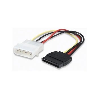 Кабель питания Manhattan 342766 Molex 4 pin - SATA power Female