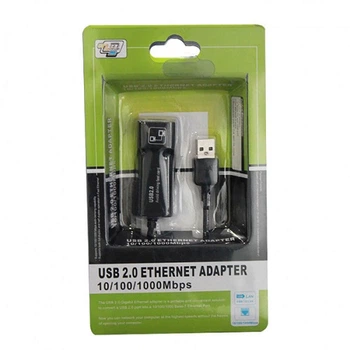 Переходник USB – Ethernet RJ45 Kingda B00216 1000Мб RTL