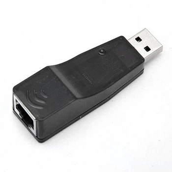 Переходник USB-Ethernet RJ45 Realtek Kingda B00245 черный