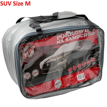 Тент автомобільний для джипа мінівена Milex PEVA M 432x186x145 см (кишені під дзеркала)