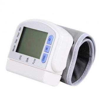 Тонометр 7.2х27.5см Automatic Blood Pressure Monitort на зап'ясті (ICL44)