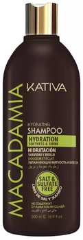 Nawilżający szampon Kativa Macadamia Shampoo 500 ml (7750075022263)