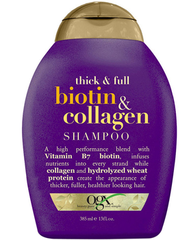 Szampon do oczyszczania włosów Ogx Biotin y Collagen Hair Shampoo 385 ml (22796976703)