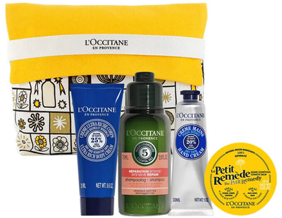 Szampon do oczyszczania włosów L'occitane Intensive Repair Shampoo 75 ml Set 5 Pieces (3253581698679)