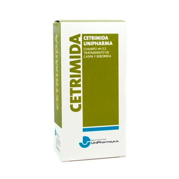 Шампунь проти лупи Unipharma Cetrimida Ph5.5 Shampoo 200 мл (8470002526013)