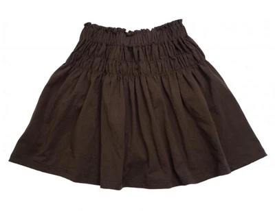 Юбка для девочки коричневая Green cotton 110 см(4-5р) (31732)