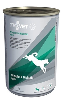 Mokra karma dla psów Trovet Weight & Diabetic WRD 400 g ze świeżym kurczakiem (VETTVTKMP0006)