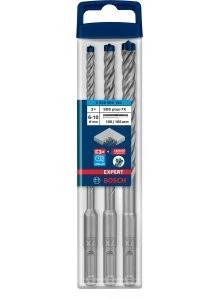 Набір ударних бурів Bosch Expert SDS-plus-7X 6-8-10 мм 3 шт (2608900196)