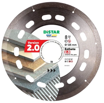 Алмазный диск Distar по плитке Esthete 2.0 1A1R 125X22,23 (10126024010)