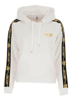 Худи женское Moschino хлопковое белое, размер S (MSH00012-01)