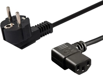 Kabel zasilający SAVIO CL-115 CEE7/7 - IEC-C13 1.2 m (5901986044109)