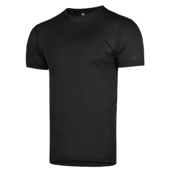 Футболка тактическая мужская летняя повседневная футболка для силовых структур S Черный TR_5874S