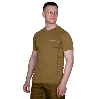 Футболка мужская тактическая полевая повседневная футболка для спецсужб (XL) Койот TR_7137 (XL)