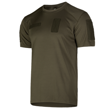 Футболка чоловіча тактична польова повсякденна футболка для спецсужб XXXL Оліва TR_5864XXXL