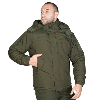 Куртка тактична польова зносостійка теплий верх для силових структур XXL Олива TR_6657XXL