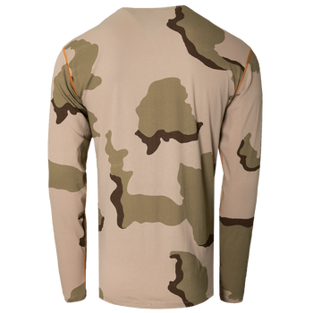 Лонгслив тактичечкий мужская футболка с длинным рукавом для силовых структур XL Desert 3 Color TR_2228XL