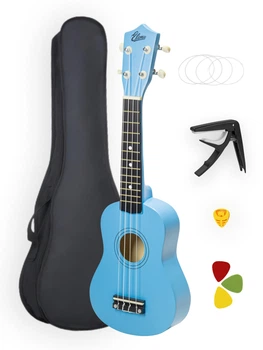 Укулеле ELIMA SOPRANO BLUE 21" (акционный набор)