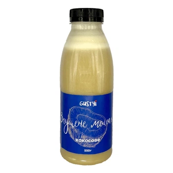 Кокосовая сгущенка ТМ "Gustyi" бутылка 550г (4825489257785)