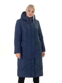 Зимняя куртка женская большого размера UF-fashion LRD-135-1 60 синий