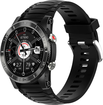 Smartwatch Kumi U5 GPS Czarny (KU-U5/BK)