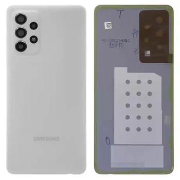 Задняя крышка Samsung A525, Galaxy A52 2021 с стеклом камеры, белый