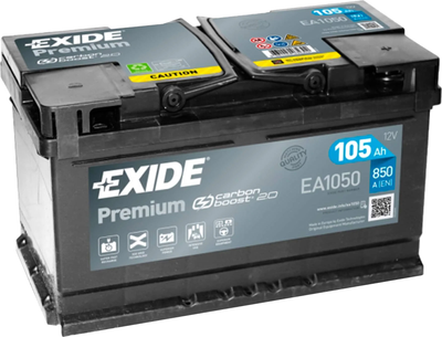 Аккумулятор Exide Premium 6CT-105 А/час АзЕ (EA1050)