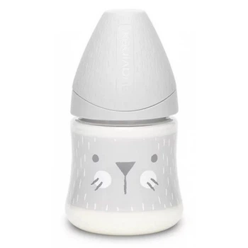 Пляшечка для годування Suavinex Hygge Затишні історії 150 мл, grey