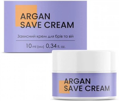 Защитный аргановый крем для бровей и ресниц Joly:Lab Argan Save Cream 10 мл (4823109407671)